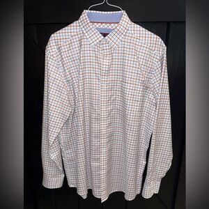 Johnston and Murphy Men Long Sleeve Button Down